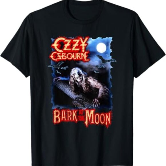 Ozzy Osbourne Bark At The Moon Shirt 80s Rock Horror Graphic Tee Metal Legend 90 - Picture 1 of 5